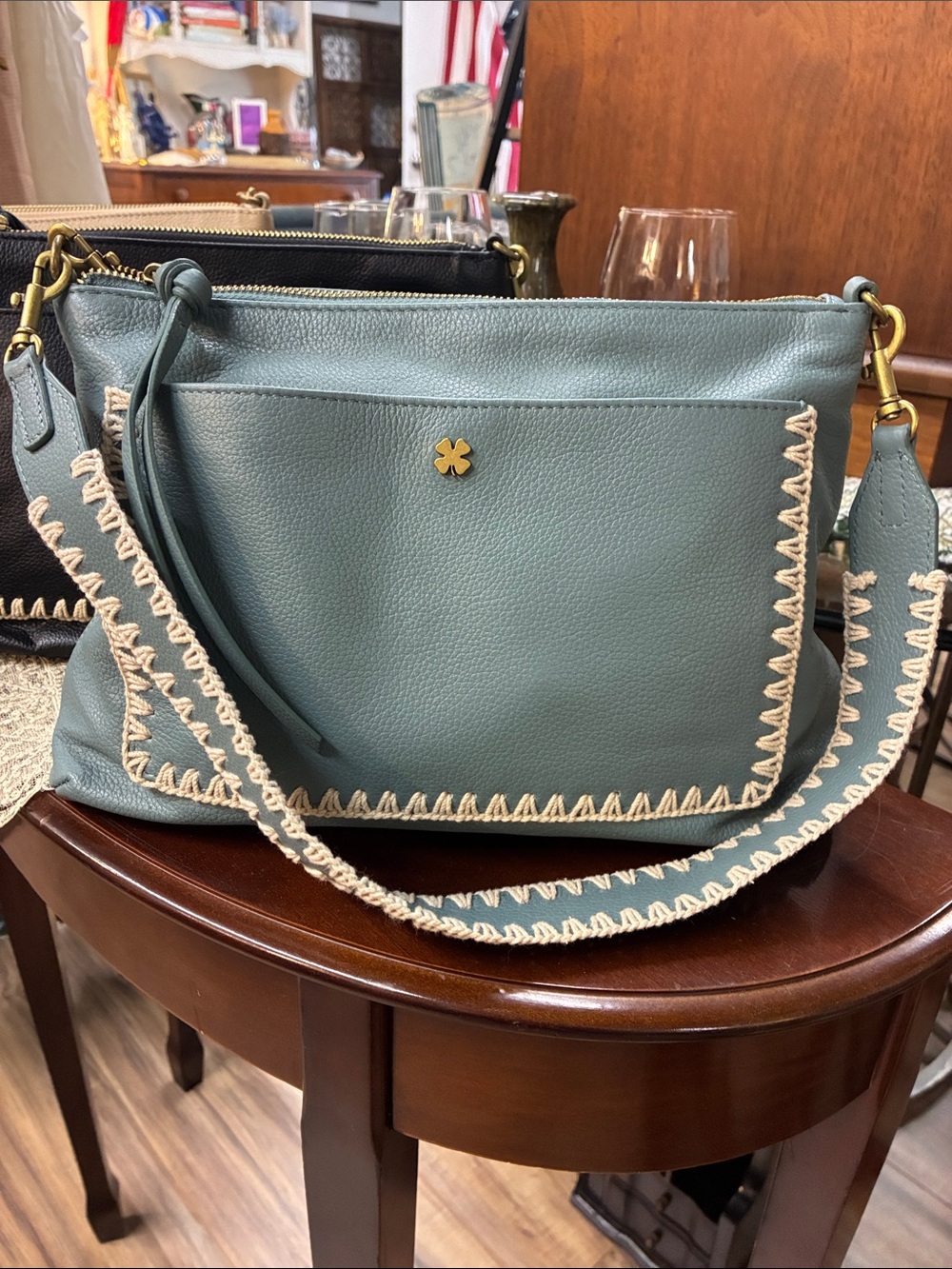 Lucky brand dusty blue medium bag